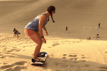 sandboarding agadir, sandsurfing