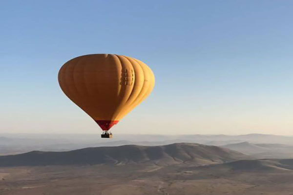 Hot balloon in Marrakech 