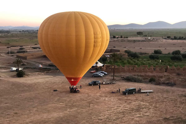 Ballooning in marrakech