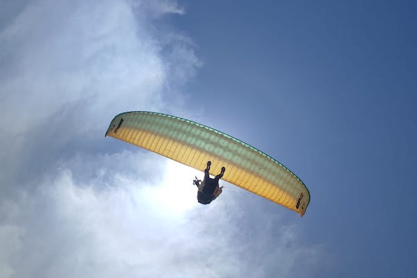 Parachuting in taghazout agadir