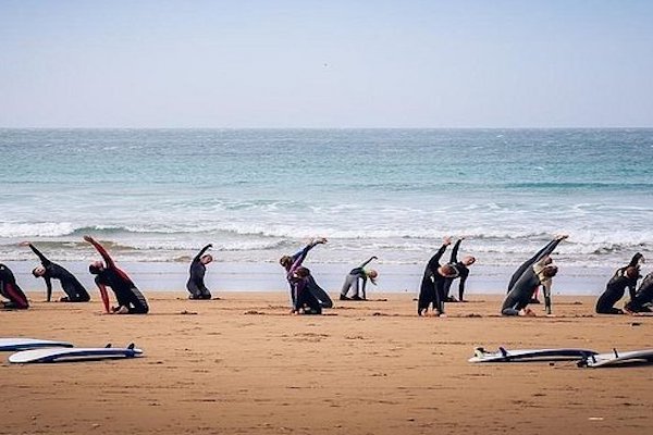 Surfing class in Agadir morocco