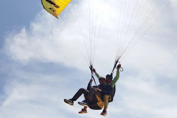 Parachuting in Agadir - taghazout
